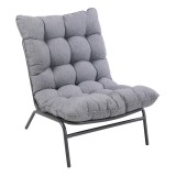 Mirpol Vibe kerti szék szürke párnával