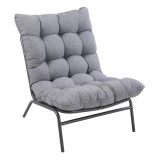 Mirpol Vibe kerti szék szürke párnával
