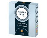 Mister Size vékony óvszer - 53mm (3db)