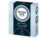 Mister Size vékony óvszer - 64mm (3db)