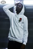 Mister Tee Embroidered Rose Hoody