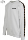 Mister Tee NASA Small Wormlogo EMB Rocket Tape Crewneck