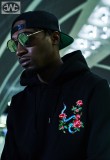 Mister Tee Snake Rose Hoody