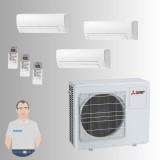 Mitsubishi HA Multi 5,0 kW+2*MSZ-HR25VF+MSZ-HR35VF szett