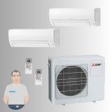 Mitsubishi HA Multi 5,0 kW+MSZ-HR25VF+MSZ-HR35VF szett