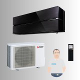 Mitsubishi Luxury Diamond MSZ/MUZ-LN60VGB tükrös fekete szett 6,0 kW