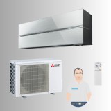 Mitsubishi Luxury Diamond MSZ/MUZ-LN60VGV fényes  fehér szett 6,0 kW