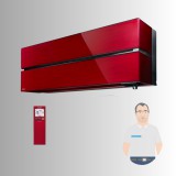 Mitsubishi Luxury Diamond multi beltéri rubint piros 3,5 kW