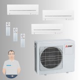 Mitsubishi Multi kültéri 6,8 kW+MSZ-AY20VGKP2+2*MSZ-AY35VGKP2 szett