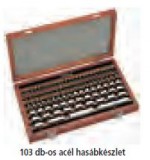Mitutoyo Acél mérőhasáb készlet 1.01 - 1.19 mm47 db 1 op. (metrikus) 516-963-10