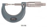 Mitutoyo Hullámosságmérő mikrométer 111-115, 0-25 mm