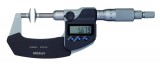 Mitutoyo Tárcsás mikrométer nem-forgó orsóval 369-250-30, 0-25 mm