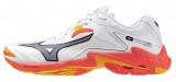 Mizuno Wave Lightning Z8(U) White/Coral/Citrus kézilabda cipő