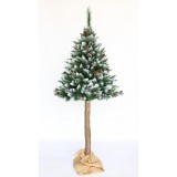 Mkerix Havas ágvégű műfenyő tobozzal FÁS SZÁRRAL - 220 cm