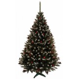 Mkerix Műfenyő magyallal, havas ágvéggel - 220 cm