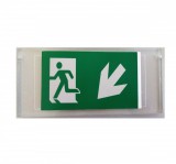 MLX JM 515LED kijáratmutató kétoldalas plexi tábla