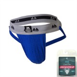 MM Edition Jockstrap Jockstrap original – kék sportos alsónemű 2 szalaggal