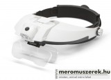 MM Fejpántos nagyító LED világítással, dupla lencsével