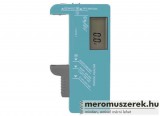 MM UNI D3 elemteszter szén-cink, alkáli, lítium és újratölthető hengeres és gombelemekhez.