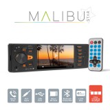 MNC Multimédiás fejegység "Malibu Star" - 1 DIN - 4 x 50 W - BT - MP3 - AUX - SD - USB