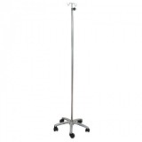 MO- Infúziós állvány 2 kampós, fém lábbal
