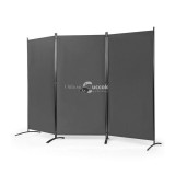 Mobil térelválasztó 260x180cm, szürke
