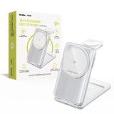 Mobile Origin 3in1 Foldable Qi2 Charger PW8 Silver MO-FCH-PW8-SLV