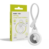 Mobile Origin Airtag Loop Case Holder A1 White MO-ALCH-WHT-A1