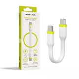 Mobile Origin Compact Cable USB-C to USB-C 10cm White COMC-USBC-WHT