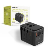 Mobile Origin GaN 35W Travel Adapter PW4 EU/UK/US/AUS, 3x USB-C + 2x USB-A  MO-TRA35-PW4