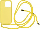 Mobile Origin Lanyard Case iPhone 15 Pro Yellow  LYC-S-YLW-15PRO
