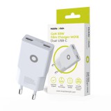 Mobile Origin MO18 - Dual USB-C GaN 30W Slim Charger  MO-GAN30W-MO18