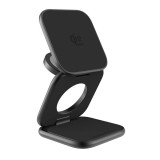 Mobile Origin PW36 3in1 Qi2 25W UltraSlim Foldable Charger Matte Black MO-USF-PW36-BLK