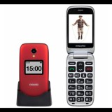 MOBILTELEFON készülék EVOLVEO EP-770 EasyPhone FP (Piros) Nagy gomb és kijelző, vészhívó gomb! (SGM EP-770-FPR) (SGM EP-770-FPR) - Mobiltelefonok