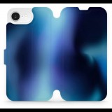 Mobiwear Apple iPhone 16e flip tok - kék árnyalat (5906511807877)