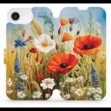 Mobiwear Apple iPhone 16e flip tok - nyári rét (5906511807679)