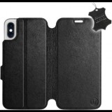 Mobiwear Apple iPhone XS fekete flipes bőr tok (5903226493128)