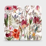 Mobiwear Flip case for Apple iPhone SE 2020 - MP01S Blossoming meadow (5903516750788)
