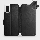 Mobiwear Flip case for Samsung Galaxy A41 - Black - Leather - Black Leather (5903516174058)