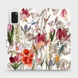 Mobiwear Flip case for Samsung Galaxy A41 - MP01S Blossoming meadow (5903516753413)