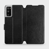 Mobiwear Flip case for Samsung Galaxy S20 FE in Black&Gray with grey interior (5903516465873)