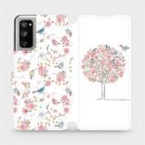 Mobiwear Flip case for Samsung Galaxy S20 FE - M120S Tree and birds (5903516466122)