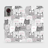 Mobiwear Flip case for Samsung Galaxy Xcover 5 - M099P Cats (5903516674176)
