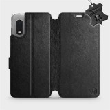 Mobiwear Flip case for Samsung Xcover PRO - Black - Leather - Black Leather (5903516239672)