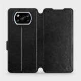 Mobiwear Flip case for Xiaomi POCO X3 NFC in Black&Gray with grey interior (5903516392193)