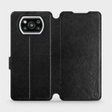 Mobiwear Flip case for Xiaomi Poco X3 Pro in Black&Gray with grey interior (5903516703630)