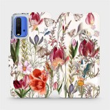 Mobiwear Flip case for Xiaomi Redmi 9T - MP01S Blooming meadow (5903516754946)