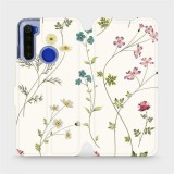 Mobiwear Flip case for Xiaomi Redmi Note 8T - MD03S Thin plants with flowers (5903516116034)