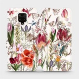 Mobiwear Flip case for Xiaomi Redmi Note 9 Pro - MP01S Blossoming meadow (5903516755127)