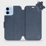 Mobiwear Flip mobile case Apple iPhone 12 mini - Blue - leather - Blue Leather (5903516373345)